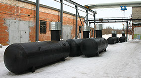 Подземные газгольдеры ВОРОНЕЖ. Горизонтальный газгольдер